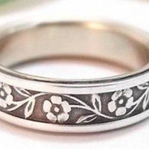 NEW James Avery Style SS Blossom Garland Ring